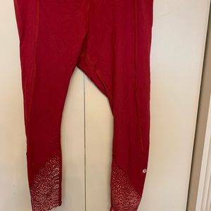 Lululemon Fast and Free Crop legging